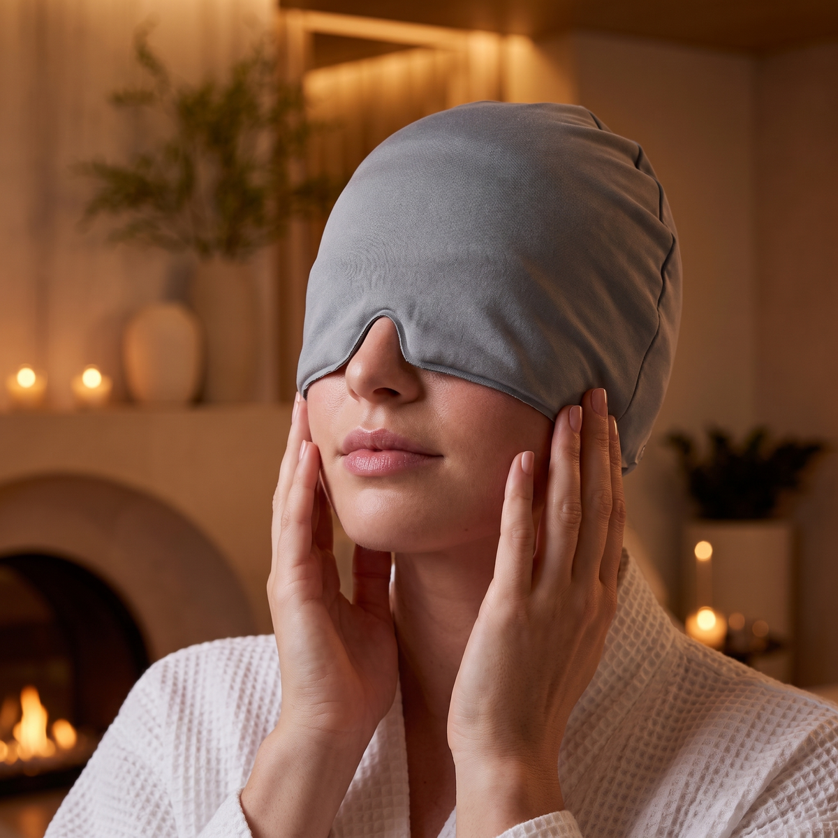 Soothewrap Migraine Relief Cap close-up