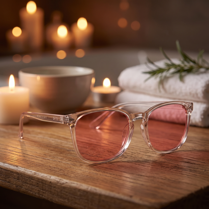 Clarion FL-41 Migraine Glasses close-up