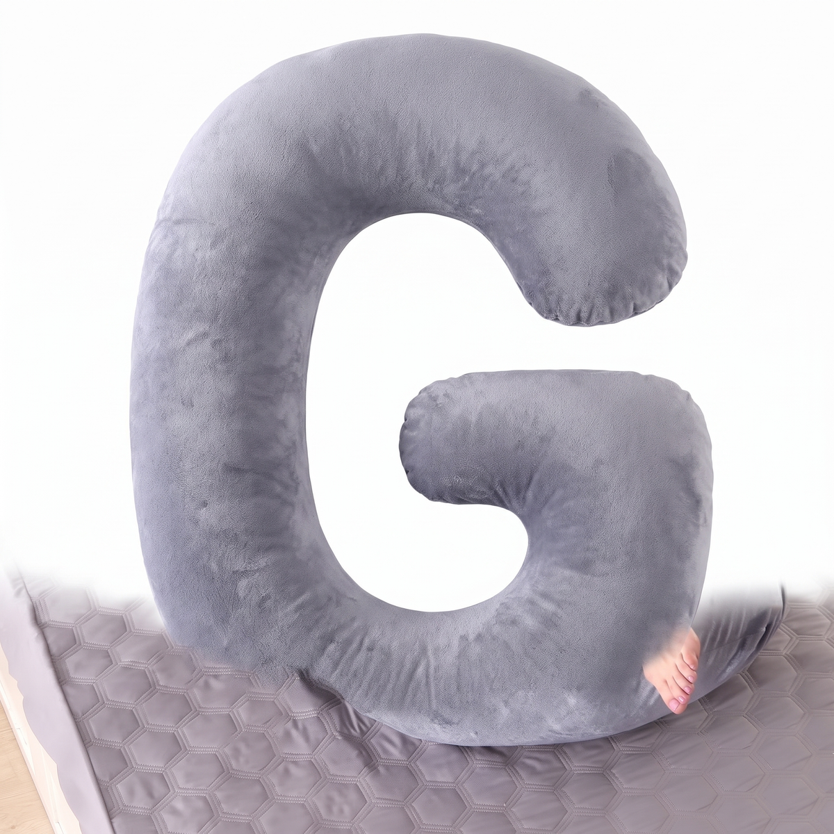 Cradlewell Pregnancy Pillow on white background